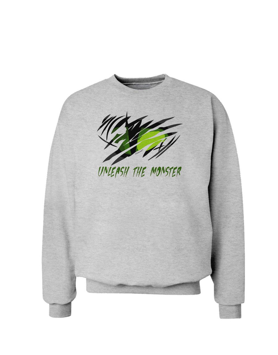 Unleash The Monster Sweatshirt-Sweatshirts-TooLoud-White-Small-Davson Sales