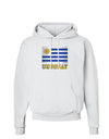 Uruguay Flag Adult Hoodie Sweatshirt-Hoodie-TooLoud-White-Small-Davson Sales