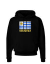 Uruguay Flag Dark Dark Hoodie Sweatshirt-Hoodie-TooLoud-Black-Small-Davson Sales