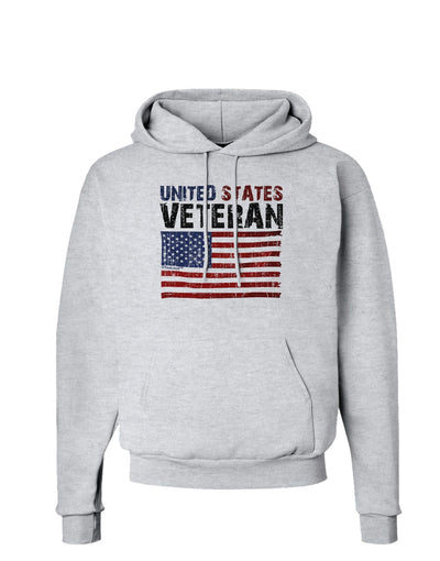 US Veteran Distressed Hoodie Sweatshirt-Hoodie-TooLoud-AshGray-Small-Davson Sales