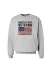 US Veteran Distressed Sweatshirt-Sweatshirts-TooLoud-AshGray-Small-Davson Sales