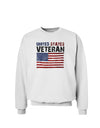 US Veteran Distressed Sweatshirt-Sweatshirts-TooLoud-White-Small-Davson Sales