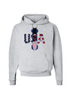 USA Bobsled Hoodie Sweatshirt by TooLoud-Hoodie-TooLoud-AshGray-Small-Davson Sales