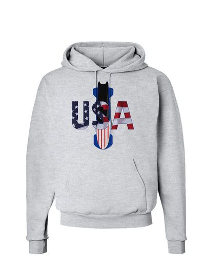 USA Bobsled Hoodie Sweatshirt by TooLoud-Hoodie-TooLoud-AshGray-Small-Davson Sales