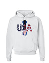 USA Bobsled Hoodie Sweatshirt by TooLoud-Hoodie-TooLoud-White-Small-Davson Sales