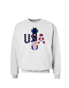 USA Bobsled Sweatshirt by TooLoud-Sweatshirts-TooLoud-White-Small-Davson Sales