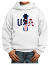 USA Bobsled Youth Hoodie Pullover Sweatshirt by TooLoud-Youth Hoodie-TooLoud-White-XS-Davson Sales