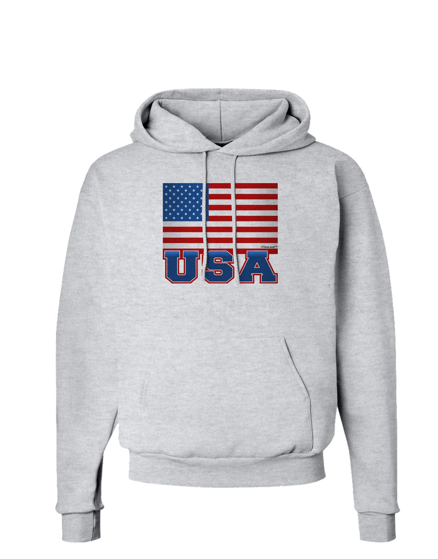 USA Flag Hoodie Sweatshirt by TooLoud-Hoodie-TooLoud-White-Small-Davson Sales