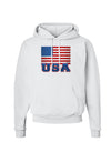 USA Flag Hoodie Sweatshirt by TooLoud-Hoodie-TooLoud-White-Small-Davson Sales