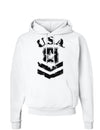 USA Military Army Stencil Logo Hoodie Sweatshirt-Hoodie-TooLoud-White-Small-Davson Sales