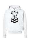 USA Military Navy Stencil Logo Hoodie Sweatshirt-Hoodie-TooLoud-White-Small-Davson Sales