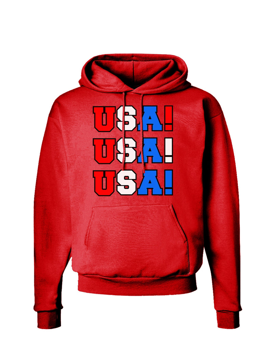 USA! USA! USA! Dark Hoodie Sweatshirt-Hoodie-TooLoud-Black-Small-Davson Sales