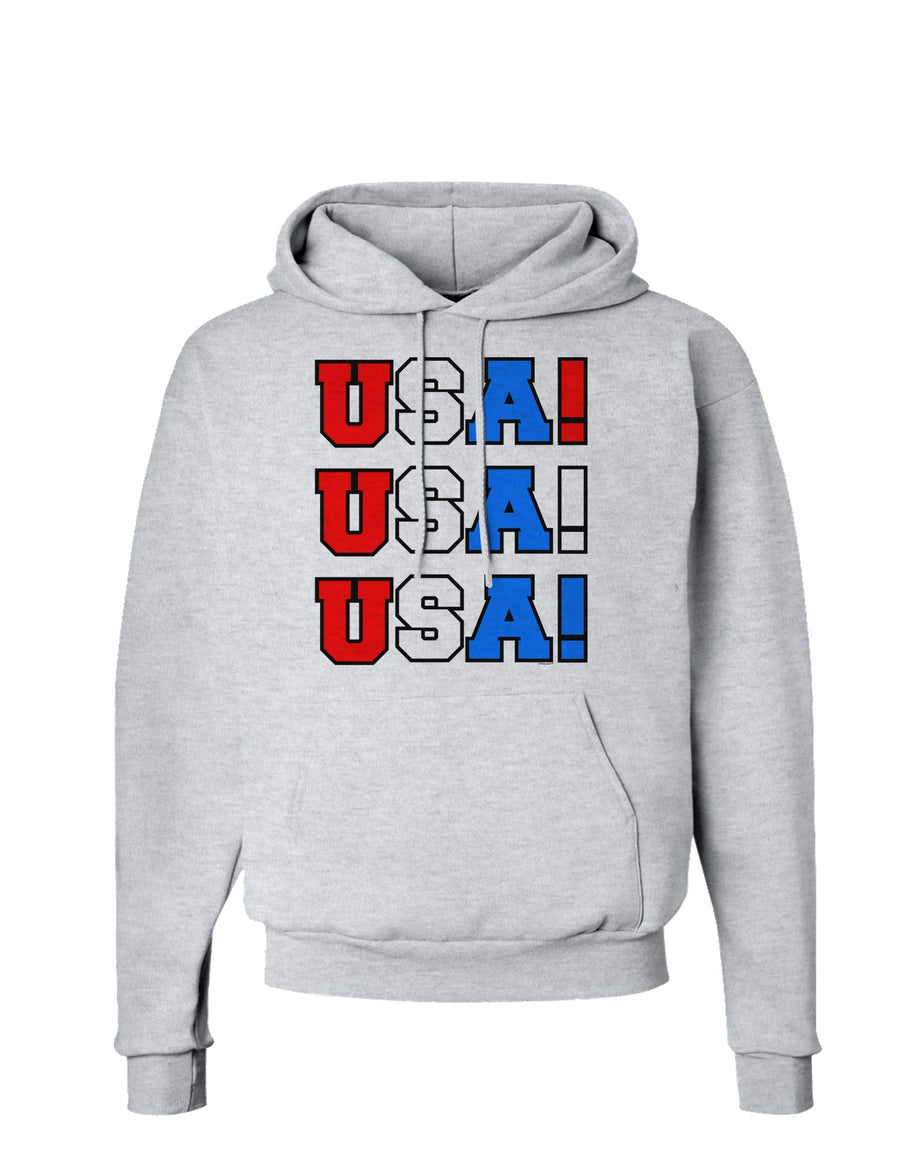 USA! USA! USA! Hoodie Sweatshirt-Hoodie-TooLoud-White-Small-Davson Sales