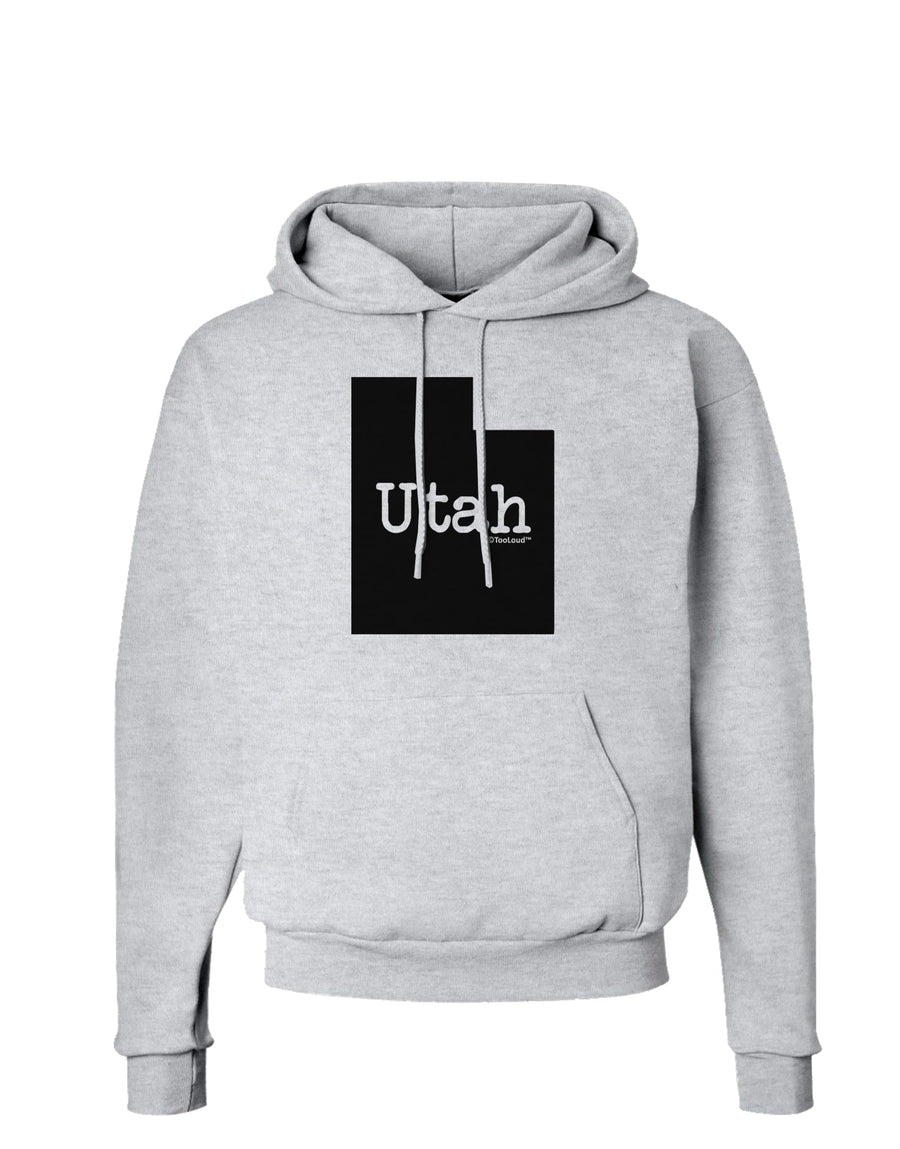 Utah - United States Shape Hoodie Sweatshirt by TooLoud-Hoodie-TooLoud-White-Small-Davson Sales