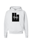 Utah - United States Shape Hoodie Sweatshirt by TooLoud-Hoodie-TooLoud-White-Small-Davson Sales