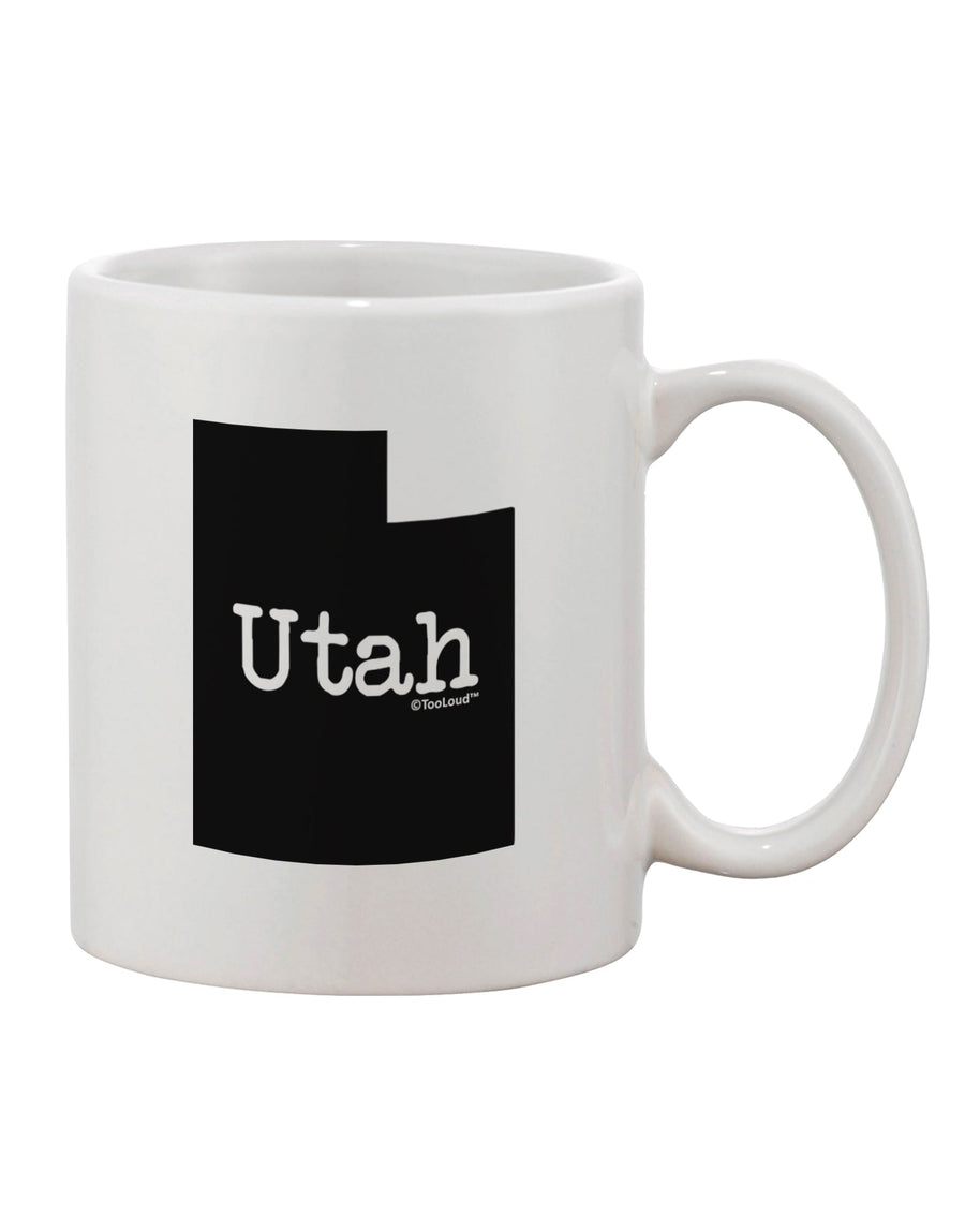 Utah - United States Themed 11 oz Coffee Mug Expertly Crafted by TooLoud-11 OZ Coffee Mug-TooLoud-White-Davson Sales