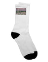 Ute Park Colorado Adult Crew Socks - A Must-Have Addition to Your Wardrobe by TooLoud-Socks-TooLoud-White-Ladies-4-6-Davson Sales