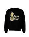 Vacay Mode Pinapple Sweatshirt-Sweatshirts-TooLoud-Black-Small-Davson Sales