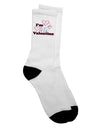 Valentine's Day Adult Crew Socks for Him - Enhance Your Style with Sophisticated Comfort - TooLoud-Socks-TooLoud-White-Ladies-4-6-Davson Sales