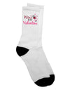 Valentine's Day Collection: Sophisticated Wine-Themed Adult Crew Socks - TooLoud-Socks-TooLoud-White-Ladies-4-6-Davson Sales