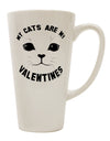 Valentine's Day Delight 16 Ounce Conical Latte Coffee Mug - Expertly Crafted by TooLoud