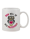 Valentine's Day Delight - Exquisite 11 oz Printed Coffee Mug TooLoud-11 OZ Coffee Mug-TooLoud-White-Davson Sales