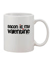 Valentine's Day Exclusive: Exquisite Bacon-Themed 11 oz Coffee Mug - Crafted by a Drinkware Expert-11 OZ Coffee Mug-TooLoud-White-Davson Sales