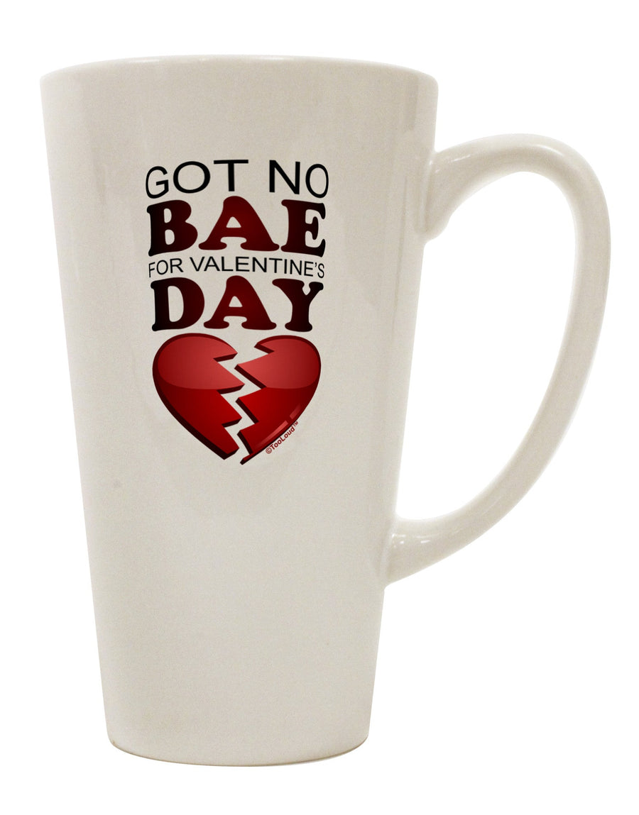 Valentine's Day Exclusives - 16 Ounce Conical Latte Coffee Mug TooLoud-Conical Latte Mug-TooLoud-White-Davson Sales