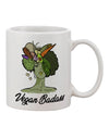 Vegan Badass 11 oz Coffee Mug - Expertly Crafted Drinkware-11 OZ Coffee Mug-TooLoud-Davson Sales