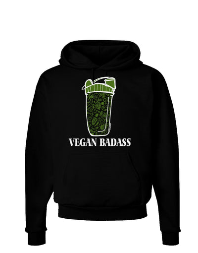Vegan Badass Blender Bottle Hoodie Sweatshirt-Hoodie-TooLoud-Black-Small-Davson Sales