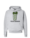 Vegan Badass Bottle Print Hoodie Sweatshirt-Hoodie-TooLoud-AshGray-Small-Davson Sales