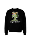 Vegan Badass Sweatshirt-Sweatshirts-TooLoud-Black-Small-Davson Sales