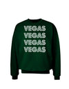 Vegas - Vegas Style Show Lights Adult Dark Sweatshirt by TooLoud-Sweatshirts-TooLoud-Deep-Forest-Green-Small-Davson Sales