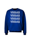 Vegas - Vegas Style Show Lights Adult Dark Sweatshirt by TooLoud-Sweatshirts-TooLoud-Deep-Royal-Blue-Small-Davson Sales