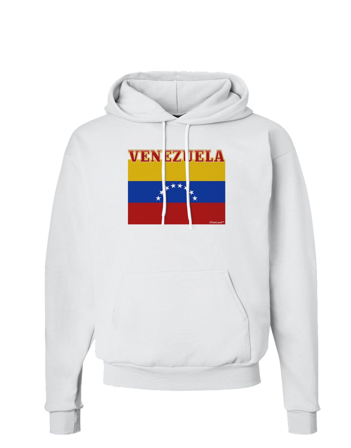 Venezuela Flag Hoodie Sweatshirt-Hoodie-TooLoud-White-Small-Davson Sales