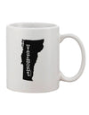 Vermont - United States Themed 11 oz Coffee Mug - Expertly Crafted by TooLoud-11 OZ Coffee Mug-TooLoud-White-Davson Sales