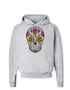 Version 1 Colorful Day of the Dead Calavera Hoodie Sweatshirt-Hoodie-TooLoud-AshGray-Small-Davson Sales