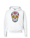 Version 1 Colorful Day of the Dead Calavera Hoodie Sweatshirt-Hoodie-TooLoud-White-Small-Davson Sales