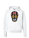 Version 2 Black Day of the Dead Calavera Hoodie Sweatshirt-Hoodie-TooLoud-White-Small-Davson Sales