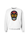 Version 2 Black Day of the Dead Calavera Sweatshirt-Sweatshirts-TooLoud-White-Small-Davson Sales