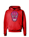 Version 4 Pink Day of the Dead Calavera Dark Hoodie Sweatshirt-Hoodie-TooLoud-Red-Small-Davson Sales