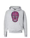 Version 4 Pink Day of the Dead Calavera Hoodie Sweatshirt-Hoodie-TooLoud-AshGray-Small-Davson Sales