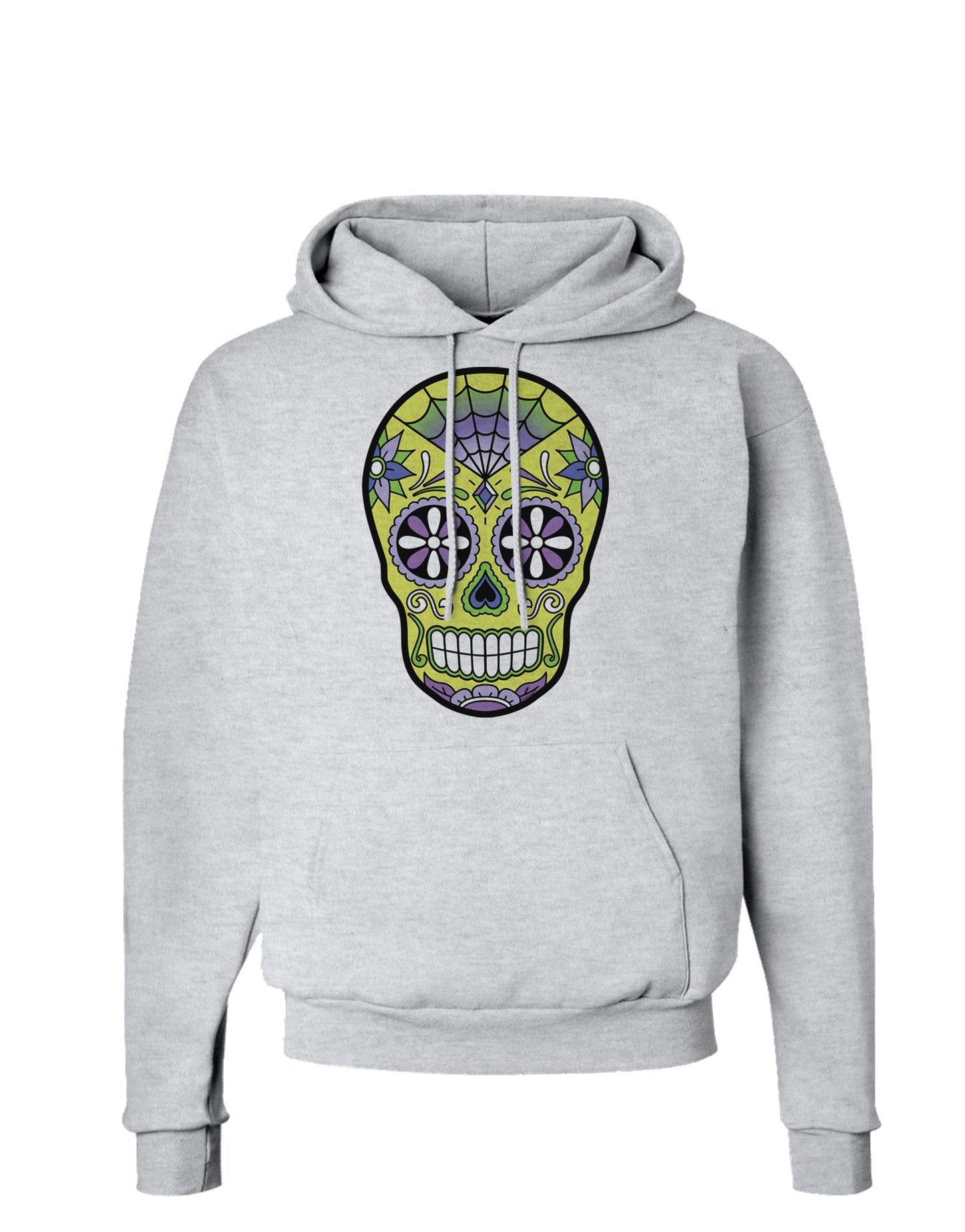 Version 7 Poison Day of the Dead Calavera Hoodie Sweatshirt-Hoodie-TooLoud-AshGray-Small-Davson Sales