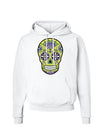 Version 7 Poison Day of the Dead Calavera Hoodie Sweatshirt-Hoodie-TooLoud-White-Small-Davson Sales