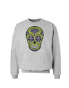 Version 7 Poison Day of the Dead Calavera Sweatshirt-Sweatshirts-TooLoud-AshGray-Small-Davson Sales