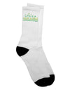 Vibrant and Stylish Adult Crew Socks for a Beach-Inspired Look - TooLoud-Socks-TooLoud-White-Ladies-4-6-Davson Sales