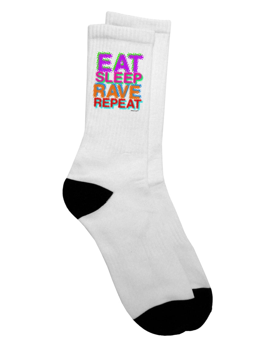 Vibrant and Stylish Adult Crew Socks for the Enthusiastic Partygoer - TooLoud-Socks-TooLoud-White-Ladies-4-6-Davson Sales