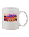 Vibrant Colorado Mountain Design on an 11 oz Coffee Mug - Expertly Crafted by TooLoud-11 OZ Coffee Mug-TooLoud-White-Davson Sales