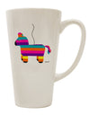 Vibrant Pinata-inspired 16 oz Conical Latte Coffee Mug - Crafted by a Drinkware Expert-Conical Latte Mug-TooLoud-White-Davson Sales