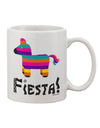 Vibrant Pinata Pattern - Fiesta Printed 11 oz Coffee Mug by TooLoud-11 OZ Coffee Mug-TooLoud-White-Davson Sales